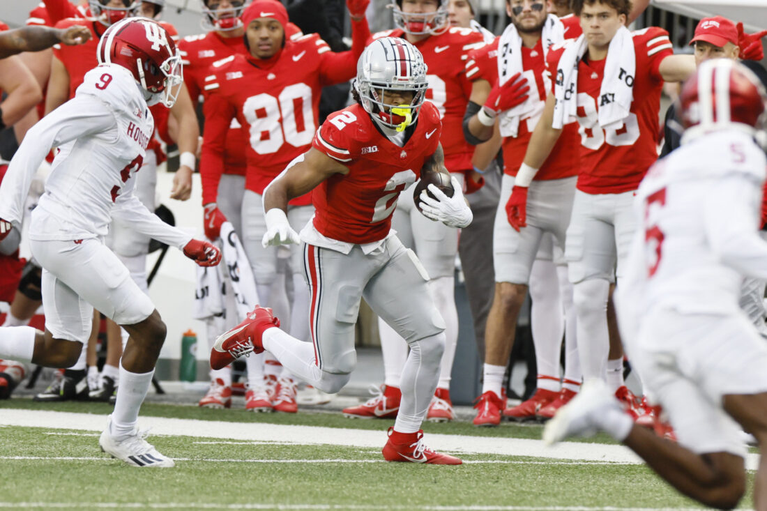 Ohio State stays at No. 2, Indiana falls to No. 10 in latest College